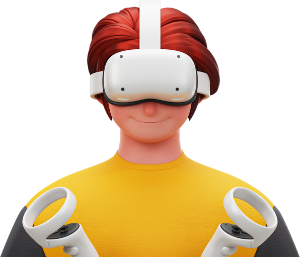 3D Character Avatar Gamer Virtual Reality